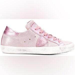 Philippe Model Paris Low Top Distressed Sneakers